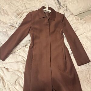 Elegant Brown Long Coat